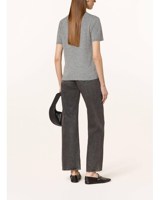 DARLING HARBOUR Gray Strickshirt aus Cashmere