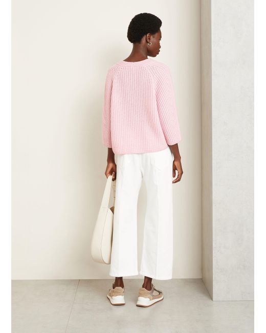 Iris Von Arnim Pink Cashmere-Pullover FALLOU