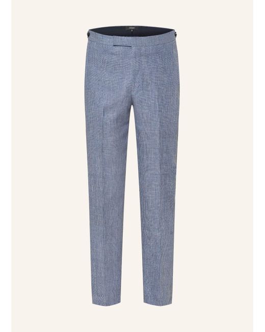 Reiss Anzughose REEF Slim Fit aus Leinen in Blue für Herren
