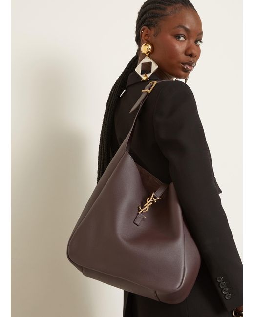 Saint Laurent Brown Hobo-Bag LE 5 À 7