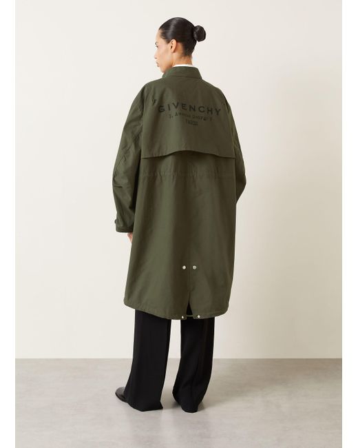 Givenchy Green Parka