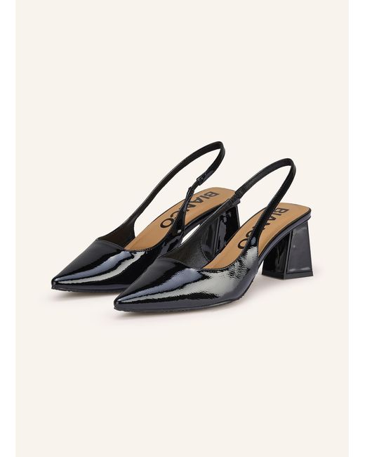 Bianco Black Slingpumps