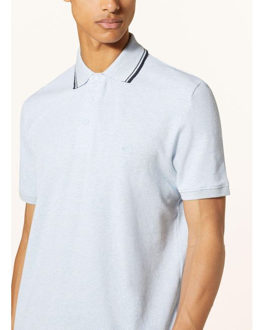 Fynch-Hatton Piqué-Poloshirt in Blue für Herren