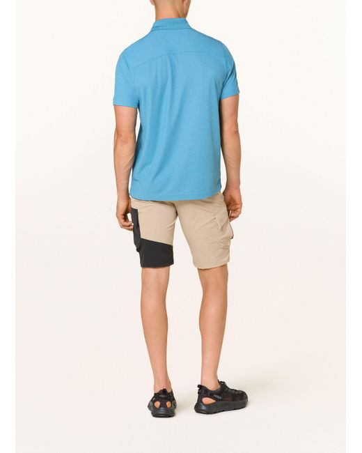 Meru Funktions-Poloshirt BRISTOL in Blue für Herren