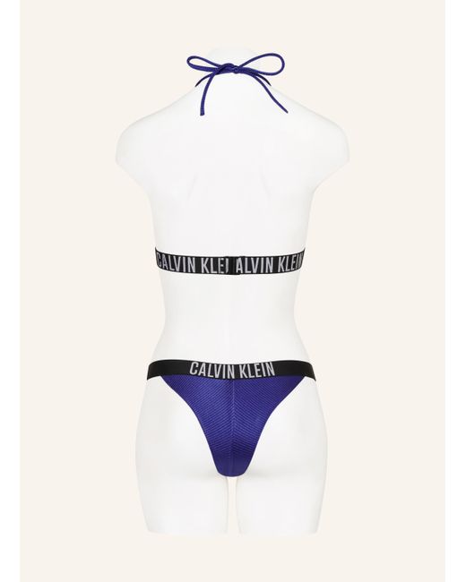 Calvin Klein Blue Triangel-Bikini-Top INTENSE POWER