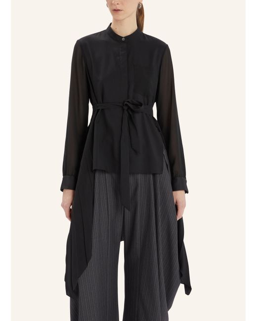 High Black Blusenshirt SONNET mit Plissees