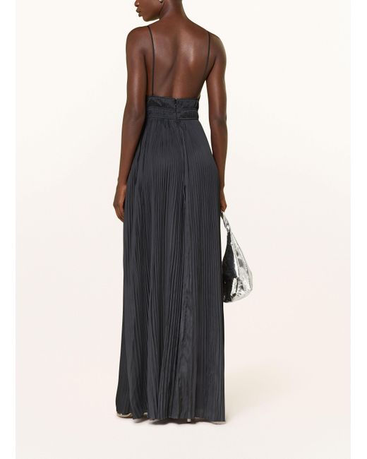 Ulla Johnson Blue Satinkleid REINE mit Plissees