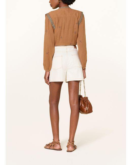 Ba&sh Brown Bluse DALILA