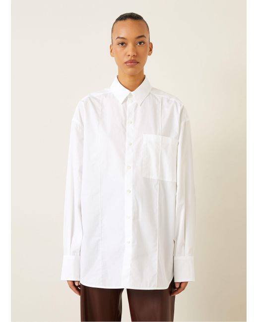 Gauchère White Hemdbluse