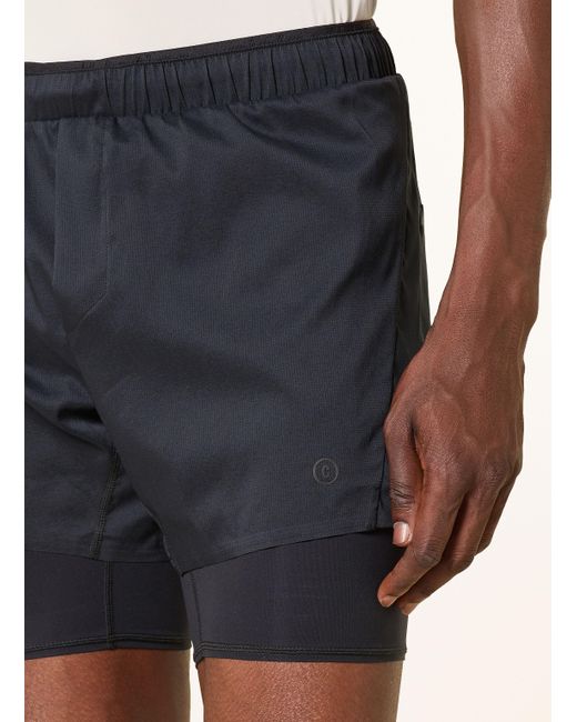 Ciele Athletics 2-in-1 Laufshorts DLYSHORT in Blue für Herren