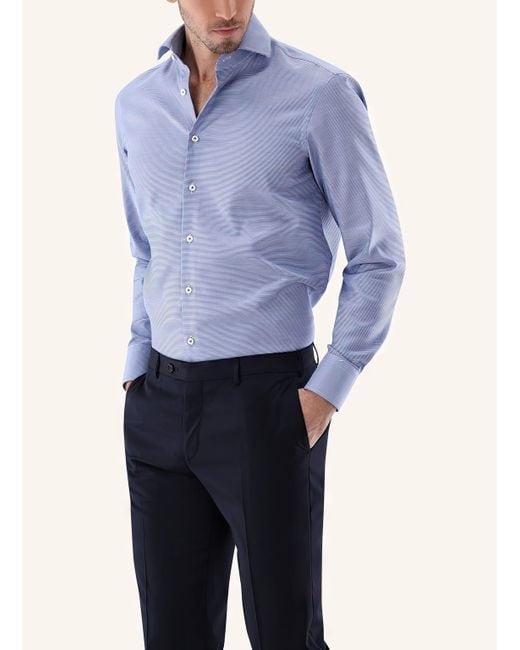 Van Laack Hemd Slim Fit in Blue für Herren