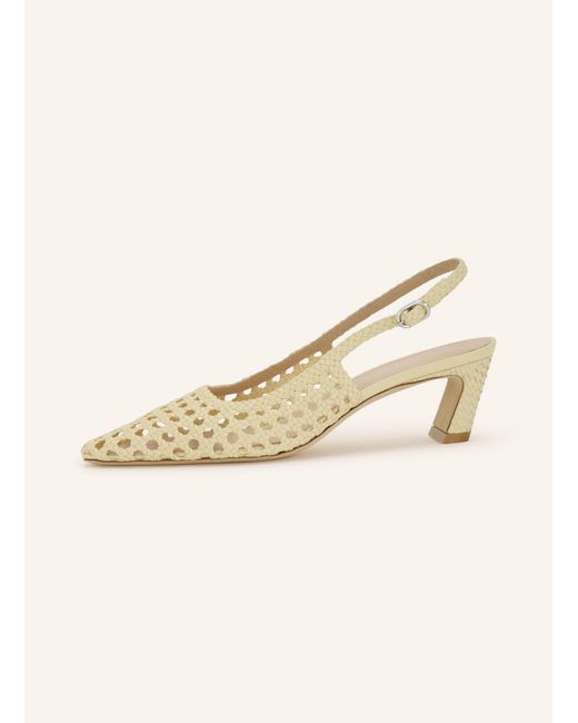 Stuart Weitzman Natural Slingpumps STASSI