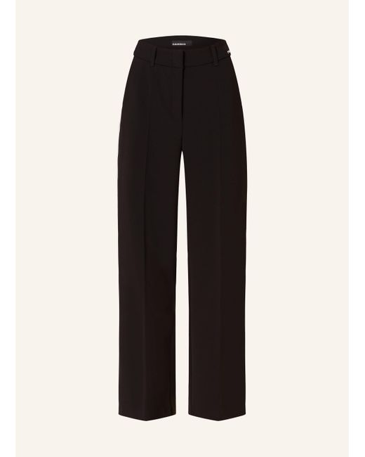 Cambio Black Marlenehose AMELIE mit Galonstreifen