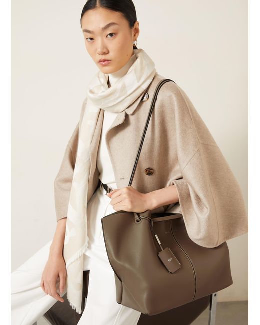 Max Mara Natural Shopper MIXEDDOUBLES mit Pouch
