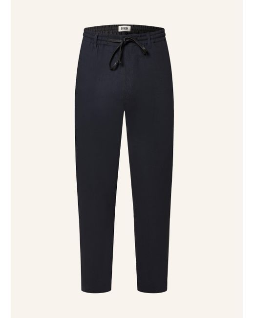 Drykorn Hose DEGER im Jogging-Stil Regular Fit mit Leinen in Blue für Herren