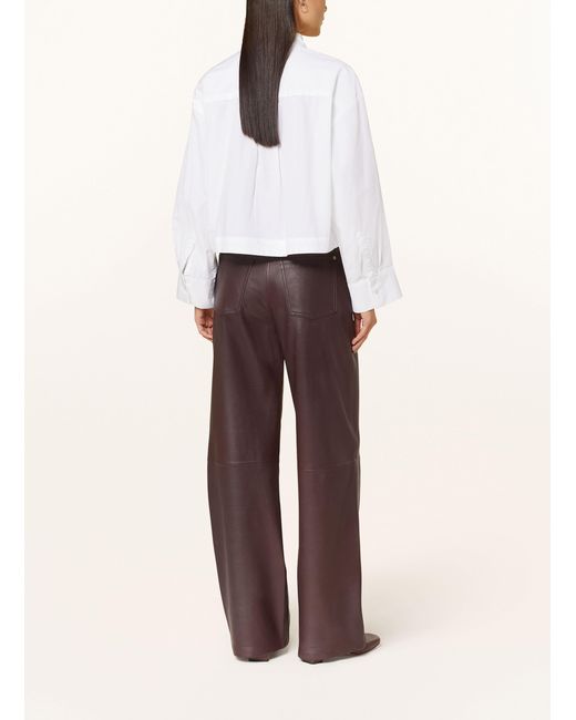 SELECTED Natural Cropped-Hemdbluse