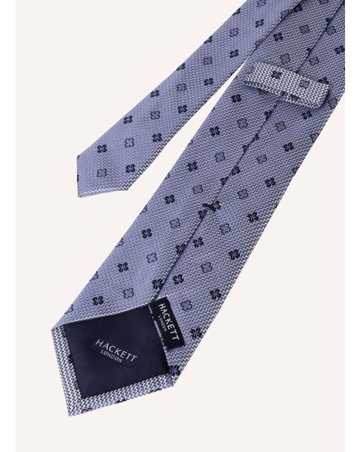 Hackett Krawatte FLOWER OUTLINE in White für Herren