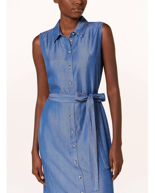 Princess Goes Hollywood Blue Hemdblusenkleid in Jeansoptik