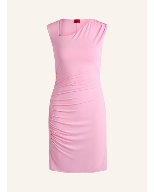 HUGO Pink Jersey-Kleid NALIRA Slim Fit
