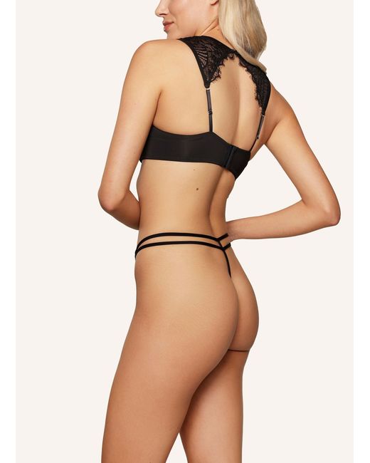 Lingadore Black Bügel-BH mit String