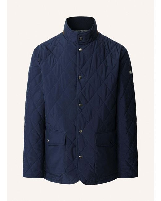 Hackett Steppjacke mit Blende in Blue für Herren