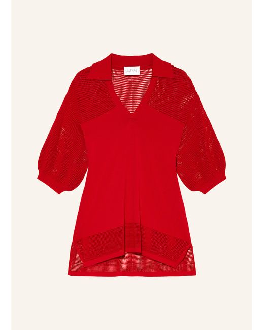 Joseph Ribkoff Red Strickshirt