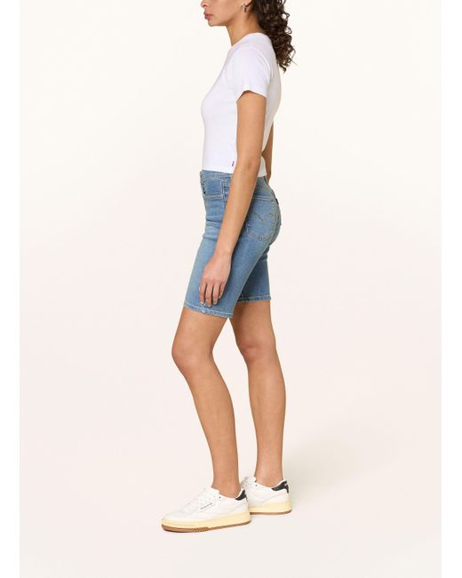 Levi's Blue Jeansshorts SHAPING BERMUDA