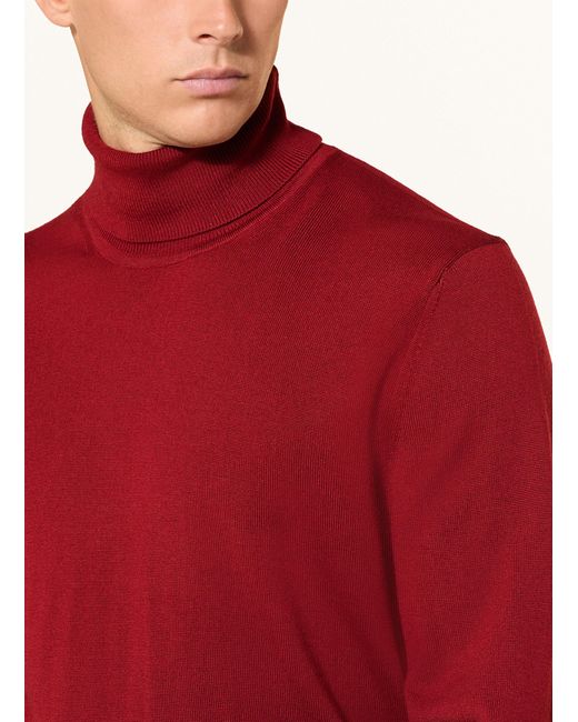 Olymp Rollkragenpullover in Red für Herren