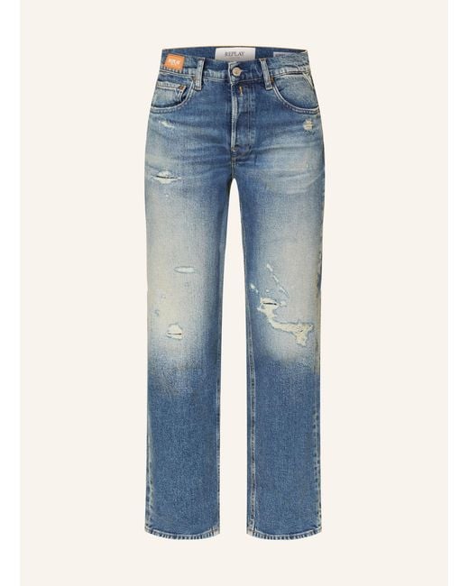 Replay Blue Boyfriend Jeans AUBRY