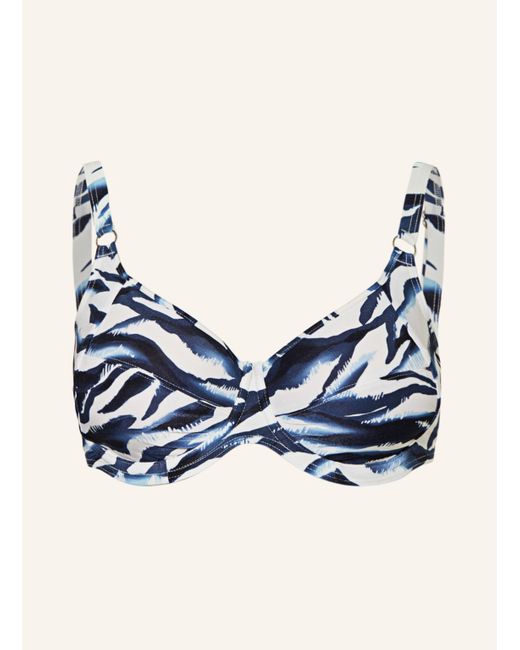 Cyell Blue Bügel-Bikini-Top WAVY WATER