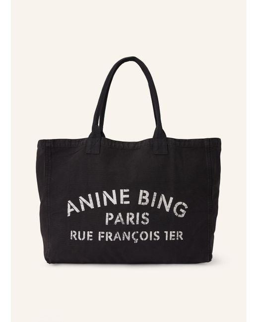 Anine Bing Black Shopper