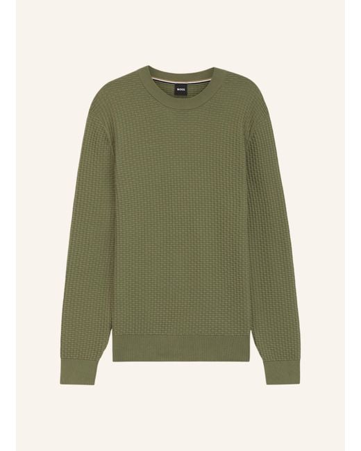 Boss Pullover H-IMBERTO Regular Fit in Green für Herren