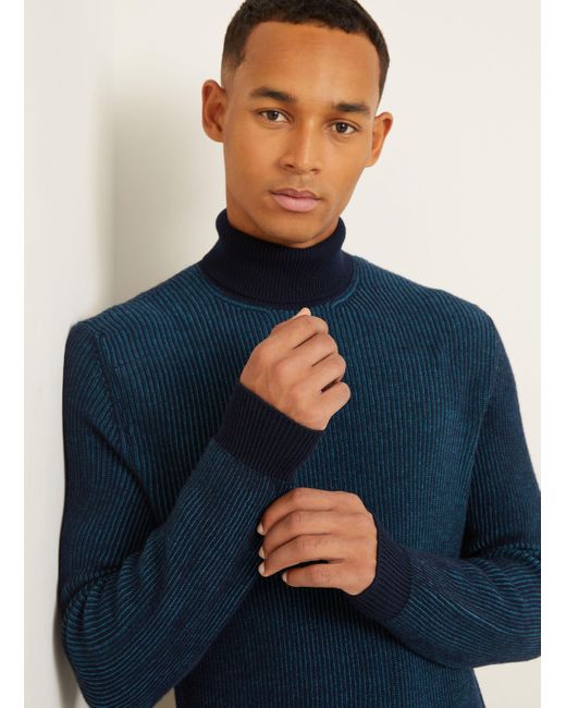 Etro Rollkragenpullover in Blue für Herren