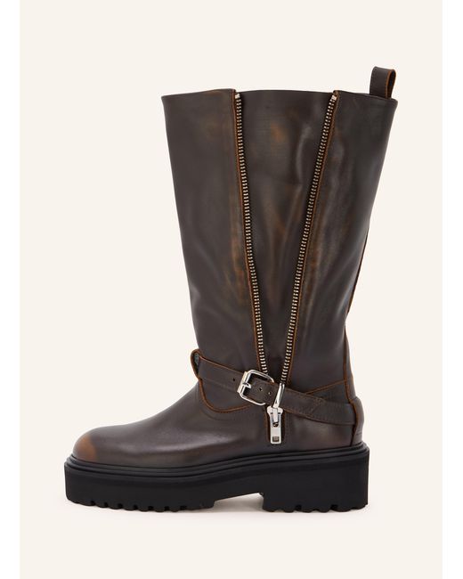 Maje Black Plateau-Boots