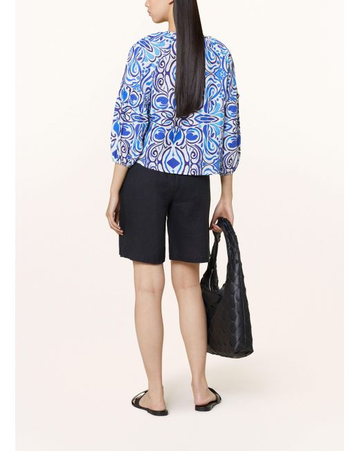 DARLING HARBOUR Blue Blusenshirt