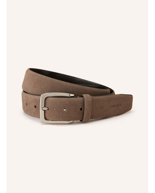 Windsor. Ledergürtel in Natural für Herren