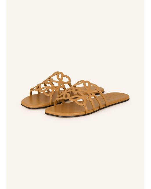 Loewe Natural Pantoletten PETAL ANAGRAM