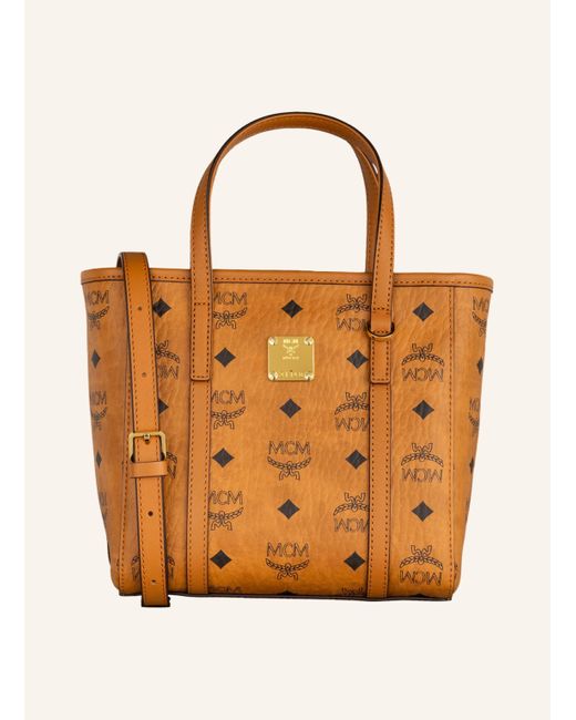 MCM Orange Handtasche TONI VISETOS
