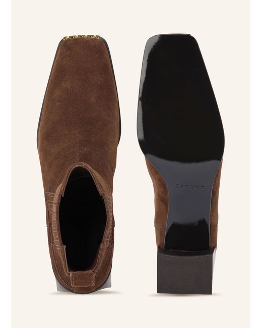 Sandro Brown Stiefeletten