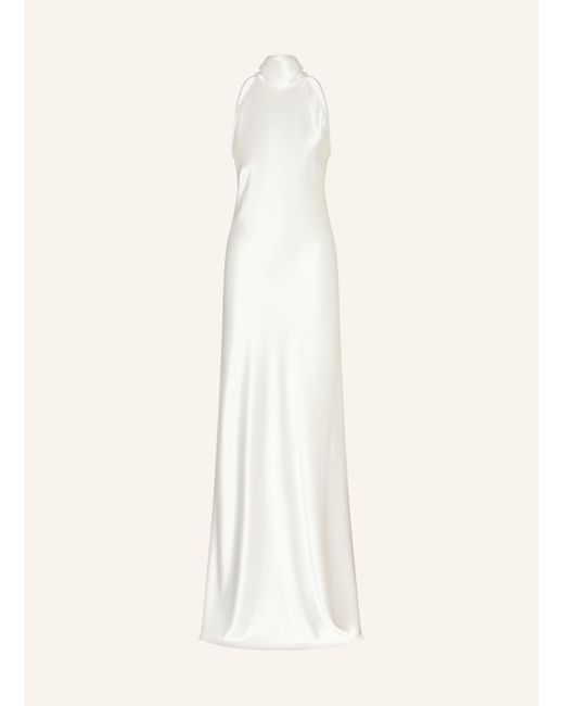 Talbot Runhof Natural Abendkleid aus Satin