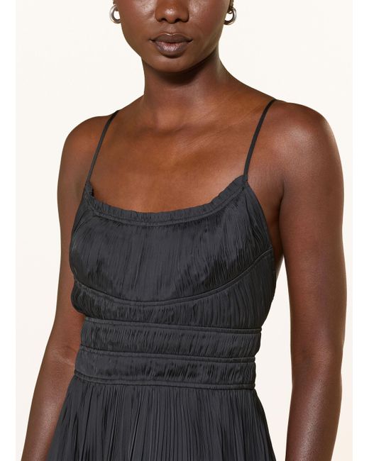 Ulla Johnson Blue Satinkleid REINE mit Plissees