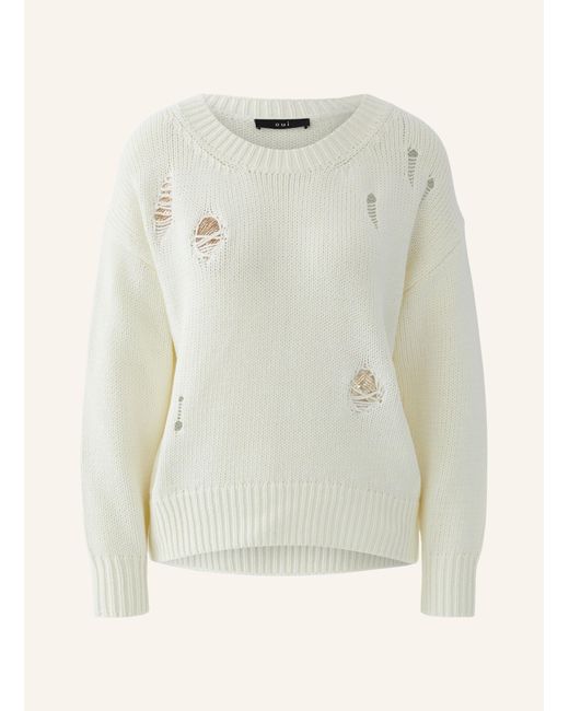 Ouí White Pullover