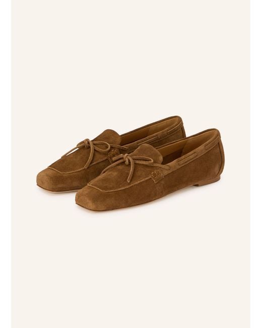 Aeyde Brown Slipper JASPER