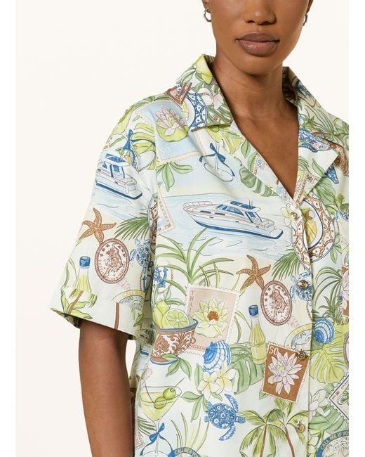 Maje Metallic Bluse
