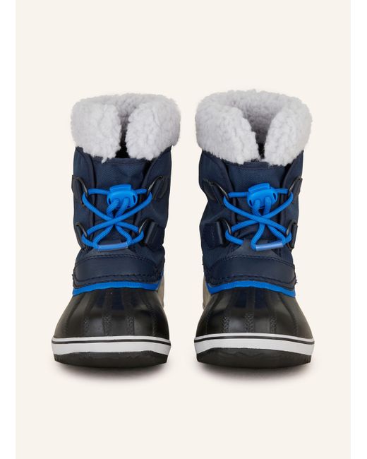 Sorel Blue Boots YOOT PACTM mit Kunstfell