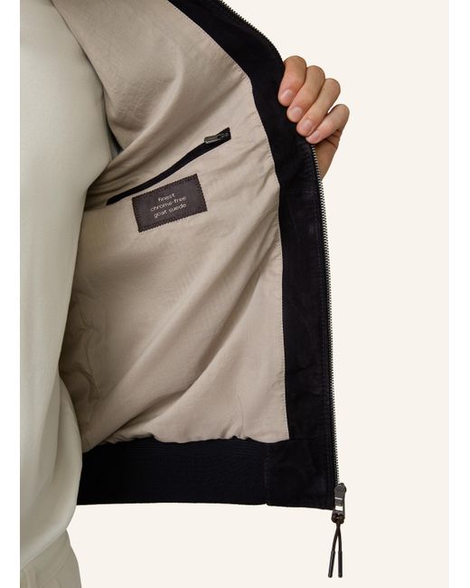 Windsor. Lederblouson in Black für Herren
