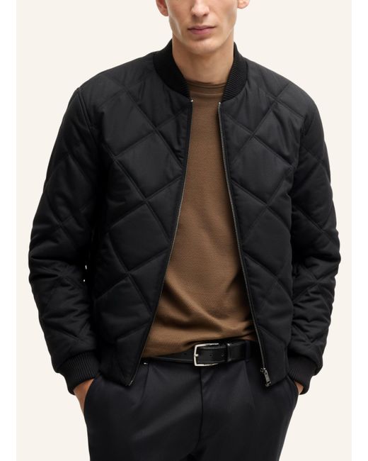 Boss Casual Jacke C-CONTER Regular Fit in Black für Herren