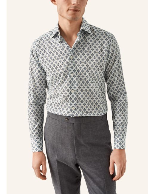 Eton of Sweden Contemporary fit Baumwoll-TM-Hemd in Gray für Herren