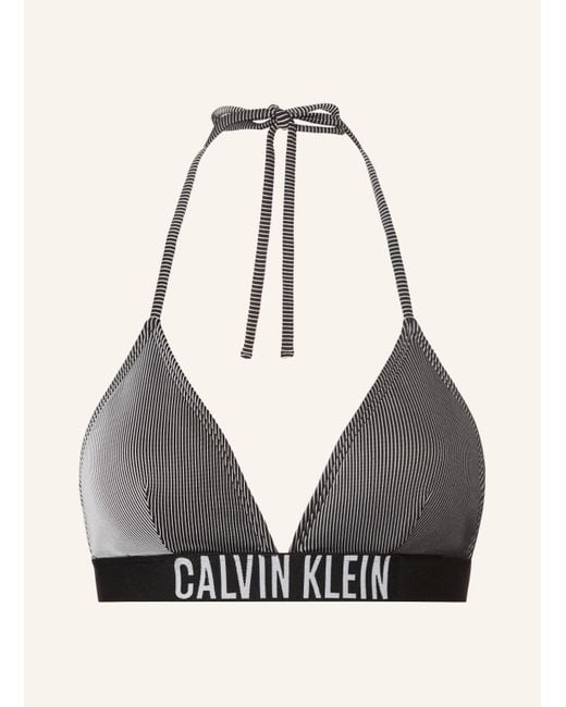 Calvin Klein Black Triangel-Bikini-Top INTENSE POWER