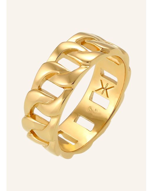 Kuzzoi Ring in Metallic für Herren